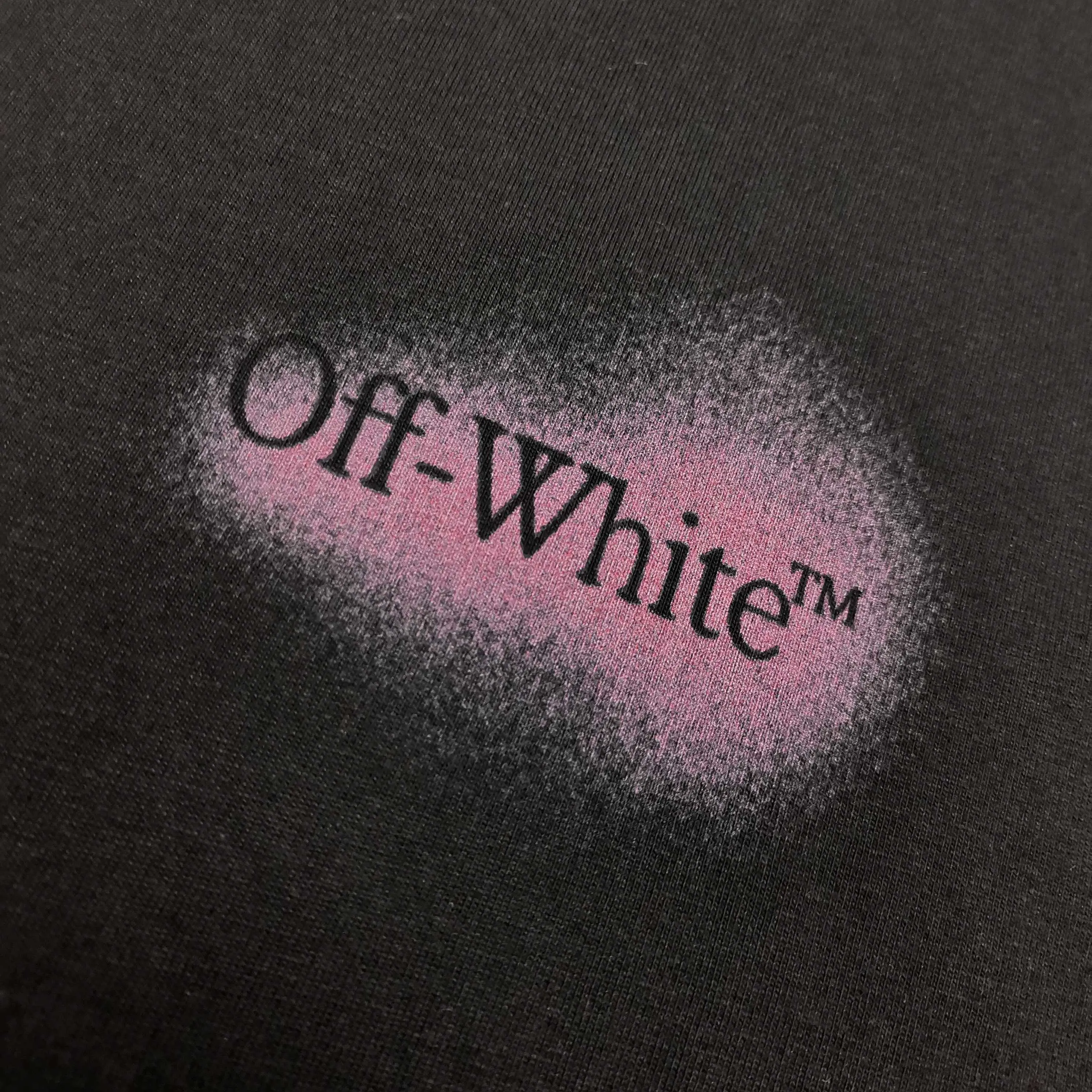 Top version ❤️off white new loose version inkjet arrow short-sleeved T-shirt Size: S M L XL Color: Black White P240